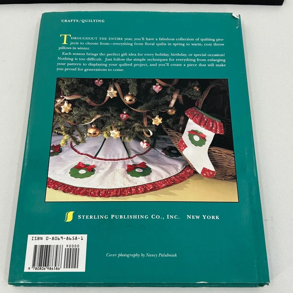 Seasonal Quilting A Year in Stitches Cheryl Fall Hardcover Book 0806986581